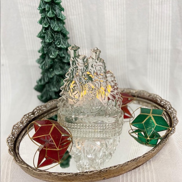 Crystal Snow Village Christmas Tea Light - Picture 2 of 3